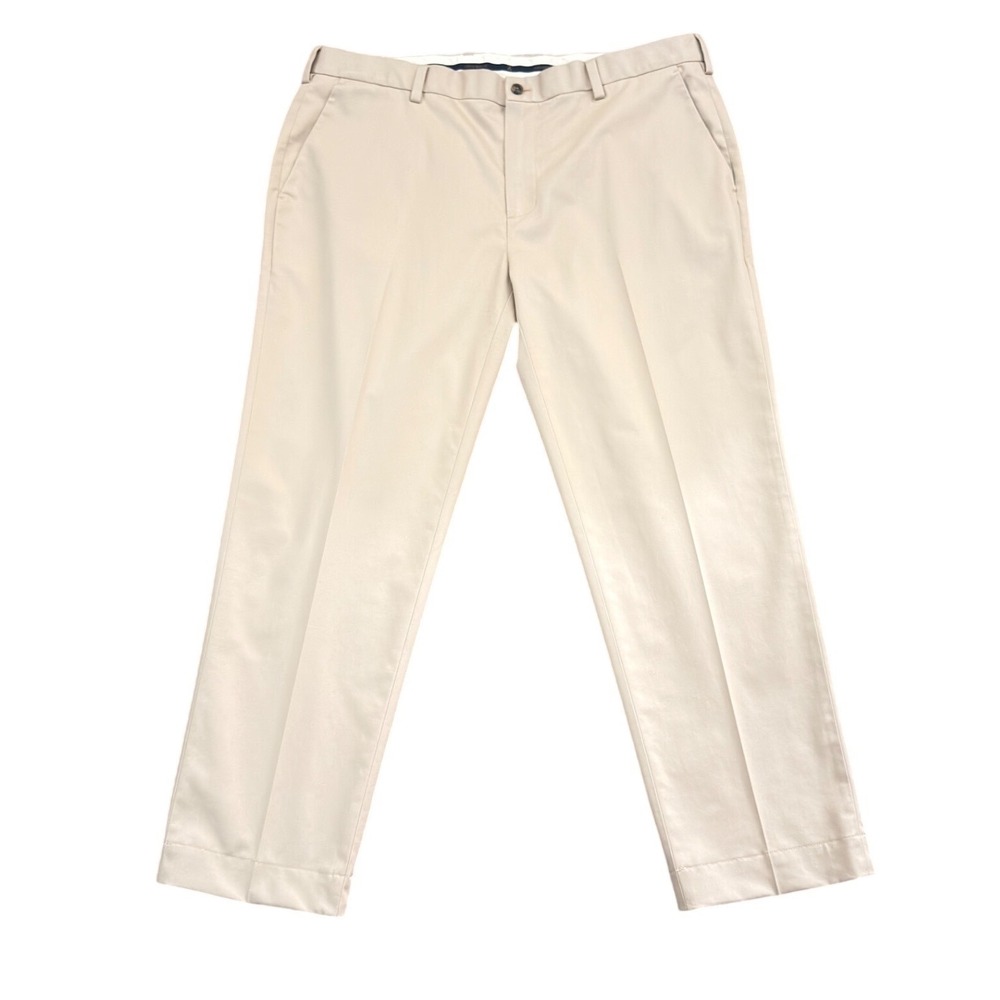 Brooks Brothers Advantage Chino Regular Fit Khaki Pants Mens 40x30 Stretch‎ mm12